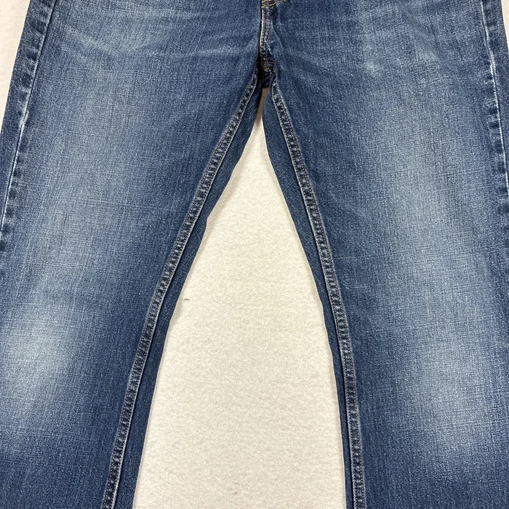 Levis 527 Mens Jeans 33x32 Blue Bootcut Fit Medium Wash Denim Classic City Biker